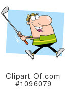 Golfer Clipart #1096079 by Hit Toon