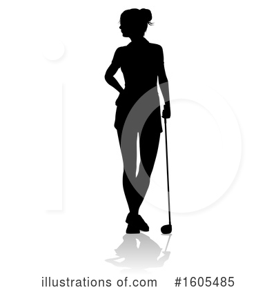 Royalty-Free (RF) Golfer Clipart Illustration by AtStockIllustration - Stock Sample #1605485