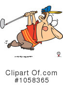 Golfing Clipart #1058365 by toonaday