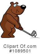 Golfing Clipart #1089501 by Cory Thoman
