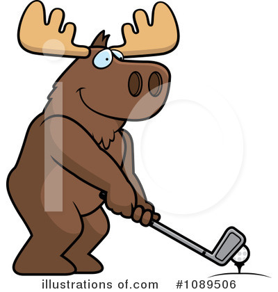 Golfing Clipart #1089506 by Cory Thoman