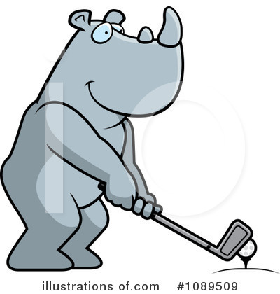 Golfing Clipart #1089509 by Cory Thoman