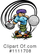 Golfing Clipart #1111708 by Chromaco