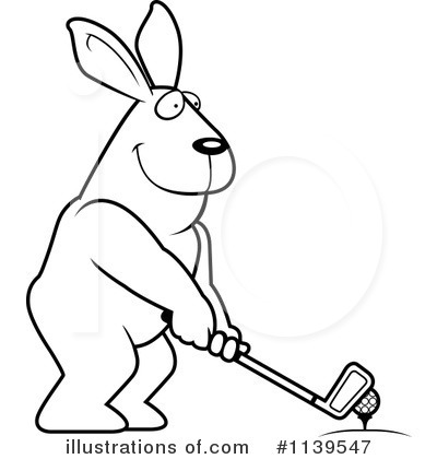 Golfing Clipart #1139547 by Cory Thoman