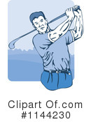 Golfing Clipart #1144230 by patrimonio
