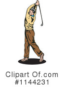 Golfing Clipart #1144231 by patrimonio