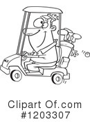 Golfing Clipart #1203307 by toonaday