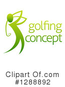 Golfing Clipart #1288892 by AtStockIllustration
