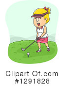 Golfing Clipart #1291828 by BNP Design Studio