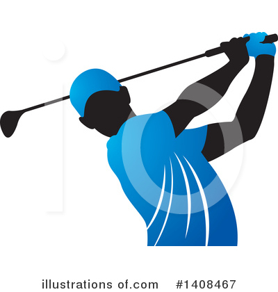 Golf Clipart #1408467 by Lal Perera