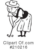 Golfing Clipart #210216 by BestVector