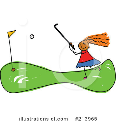 Royalty-Free (RF) Golfing Clipart Illustration by Prawny - Stock Sample #213965