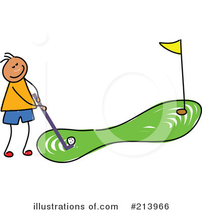 Royalty-Free (RF) Golfing Clipart Illustration by Prawny - Stock Sample #213966