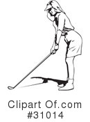 Golfing Clipart #31014 by David Rey