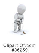 Golfing Clipart #36259 by KJ Pargeter