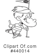Golfing Clipart #440014 by toonaday