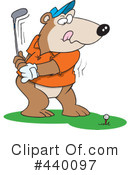 Golfing Clipart #440097 by toonaday
