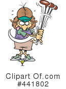 Golfing Clipart #441802 by toonaday