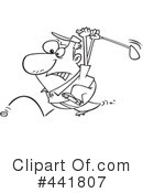 Golfing Clipart #441807 by toonaday