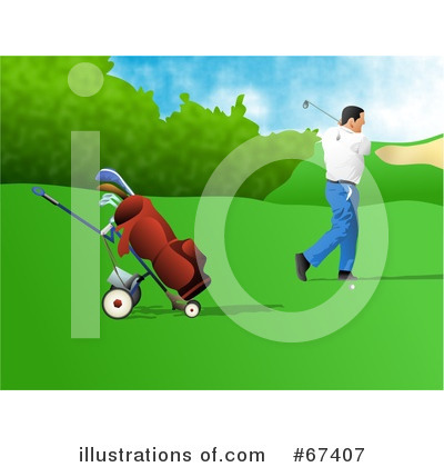 Royalty-Free (RF) Golfing Clipart Illustration by Prawny - Stock Sample #67407
