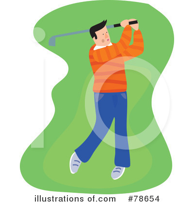 Royalty-Free (RF) Golfing Clipart Illustration by Prawny - Stock Sample #78654
