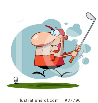 Golf Clubs Clipart #87790 by Hit Toon
