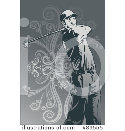 Royalty-Free (RF) Golfing Clipart Illustration by mayawizard101 - Stock Sample #89555