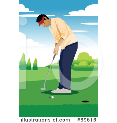 Royalty-Free (RF) Golfing Clipart Illustration by mayawizard101 - Stock Sample #89616