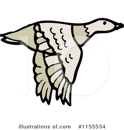 Royalty-Free (RF) Goose Clipart Illustration by lineartestpilot - Stock Sample #1155534