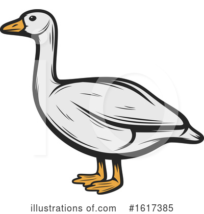Royalty-Free (RF) Goose Clipart Illustration by Vector Tradition SM - Stock Sample #1617385