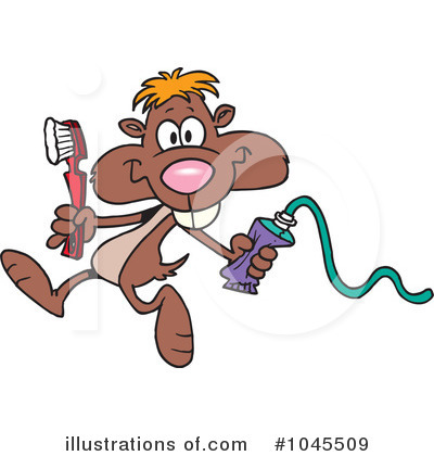 Royalty-Free (RF) Gopher Clipart Illustration by toonaday - Stock Sample #1045509