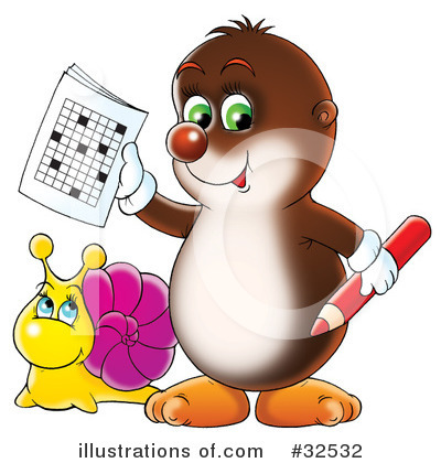 Royalty-Free (RF) Gopher Clipart Illustration by Alex Bannykh - Stock Sample #32532