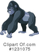 Gorilla Clipart #1231075 by Pushkin