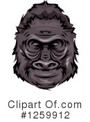 Gorilla Clipart #1259912 by BNP Design Studio