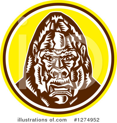 Primate Clipart #1274952 by patrimonio