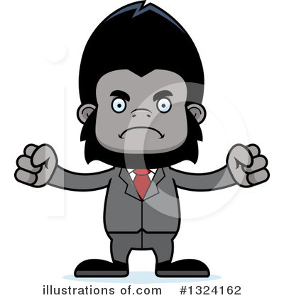Royalty-Free (RF) Gorilla Clipart Illustration by Cory Thoman - Stock Sample #1324162