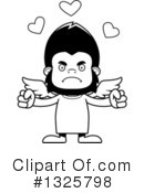 Gorilla Clipart #1325798 by Cory Thoman