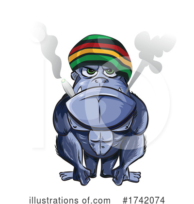 Rasta Clipart #1742074 by Domenico Condello