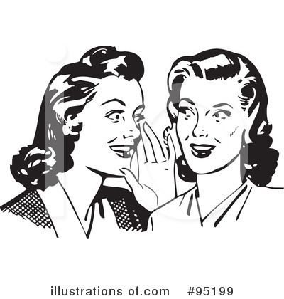 Whispering Clipart #95199 by BestVector
