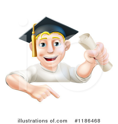 Royalty-Free (RF) Graduate Clipart Illustration by AtStockIllustration - Stock Sample #1186468