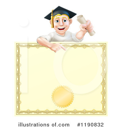 Royalty-Free (RF) Graduate Clipart Illustration by AtStockIllustration - Stock Sample #1190832