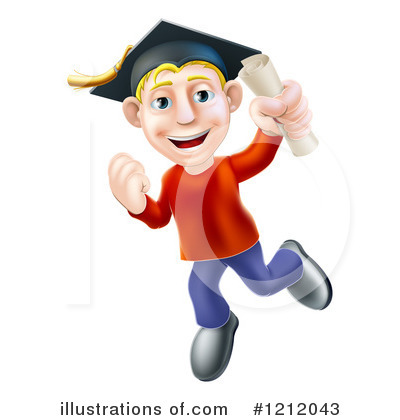 Royalty-Free (RF) Graduate Clipart Illustration by AtStockIllustration - Stock Sample #1212043