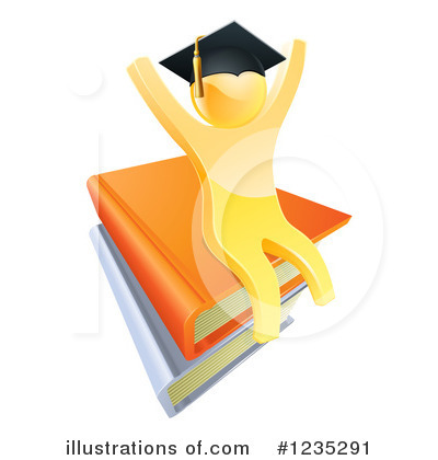 Royalty-Free (RF) Graduate Clipart Illustration by AtStockIllustration - Stock Sample #1235291