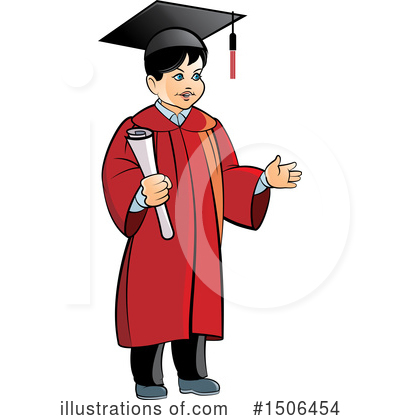Royalty-Free (RF) Graduate Clipart Illustration by Lal Perera - Stock Sample #1506454