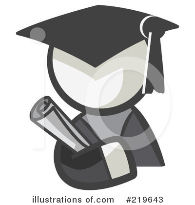 Graduate Clipart #219643 by Leo Blanchette
