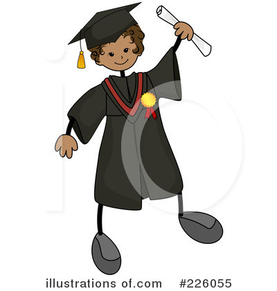 Royalty-Free (RF) Graduate Clipart Illustration by BNP Design Studio - Stock Sample #226055