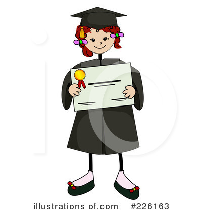 Royalty-Free (RF) Graduate Clipart Illustration by BNP Design Studio - Stock Sample #226163