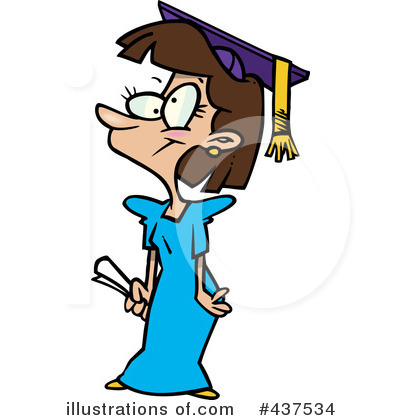 Graduation Clipart #437534 by toonaday