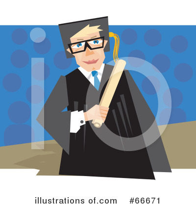Royalty-Free (RF) Graduate Clipart Illustration by Prawny - Stock Sample #66671