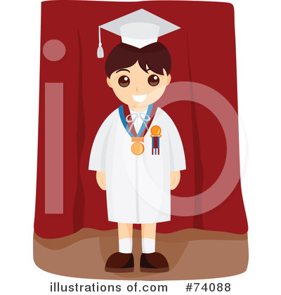Royalty-Free (RF) Graduate Clipart Illustration by BNP Design Studio - Stock Sample #74088